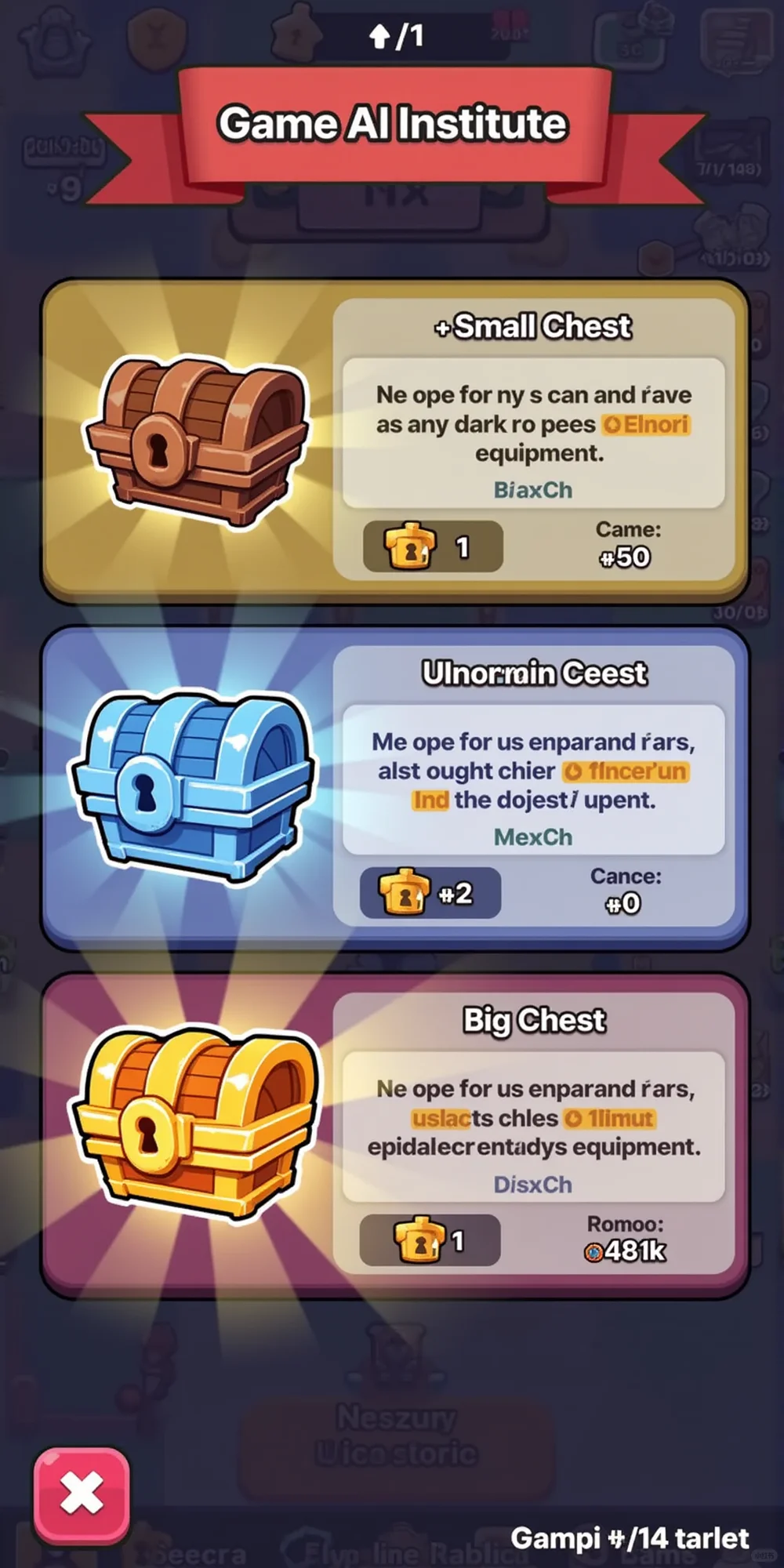 gmic style _F1 lora_Game cartoon界面更新