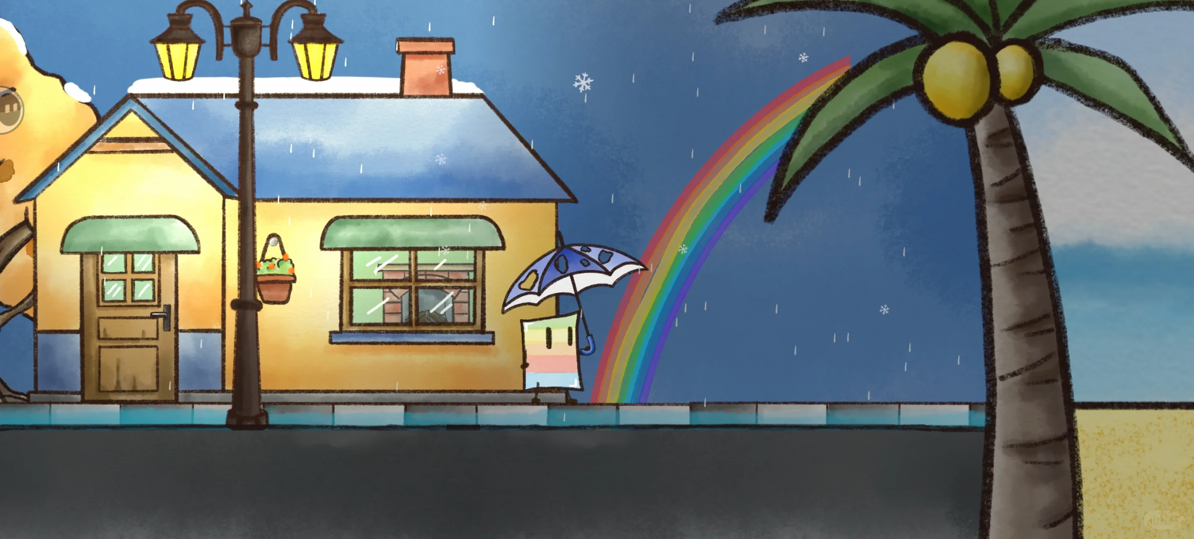 盯了很久的雨天，我终于对你下手了！