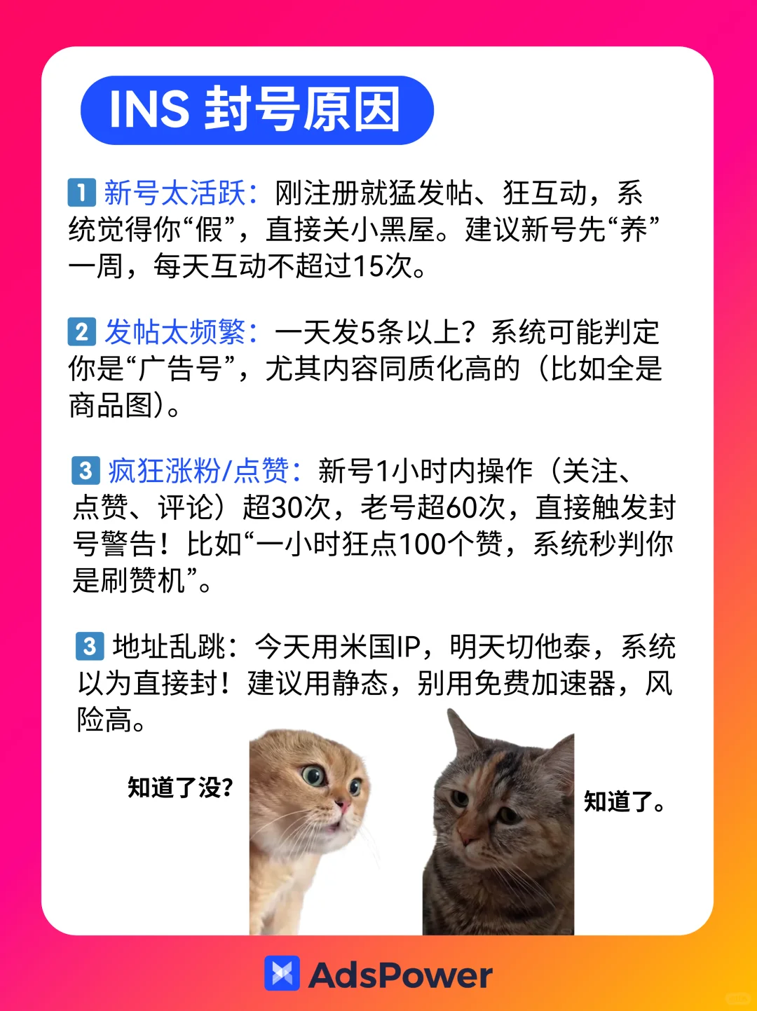 INS封号大实话！避雷封号重灾区🔥