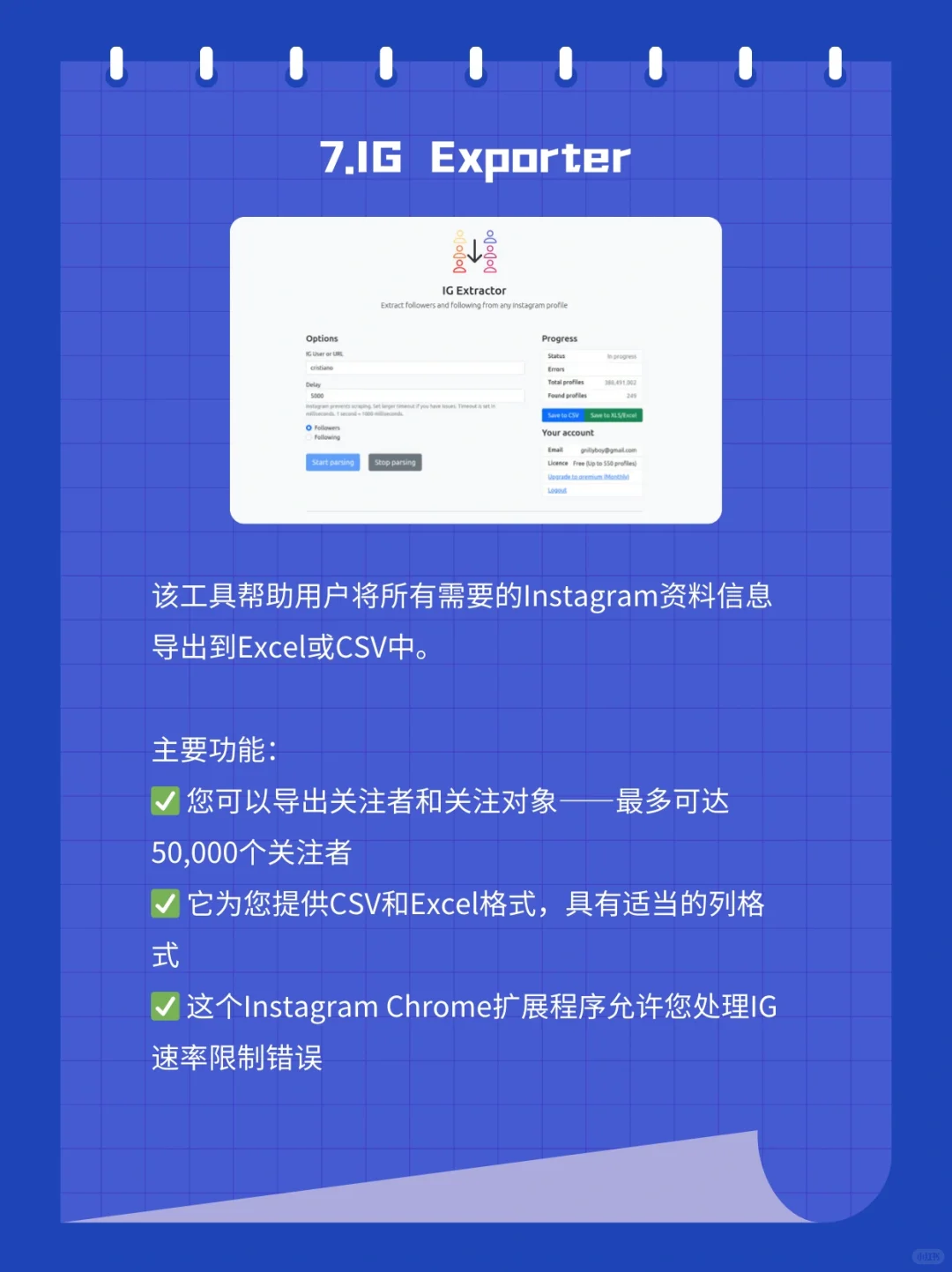2024年Instagram营销必备Chrome插件