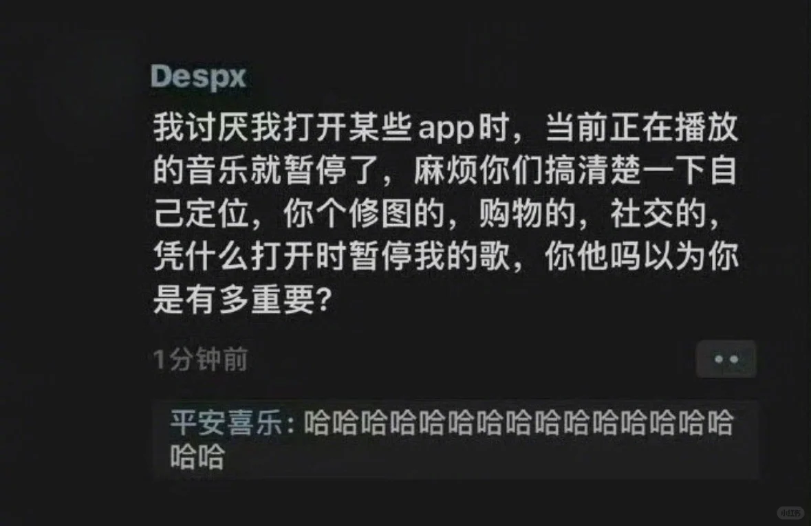 讨厌一打开APP时音乐就被暂停了