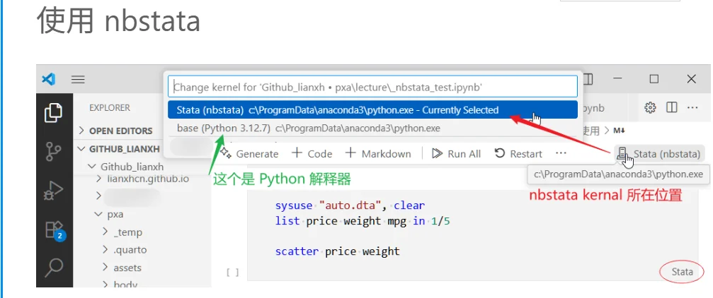 太惊艳！在VScode中使用nbstata插件