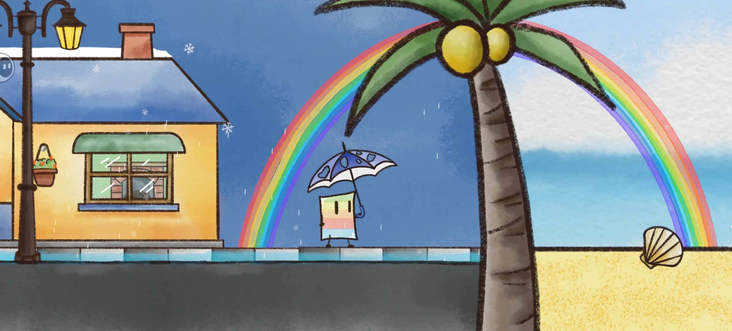 盯了很久的雨天，我终于对你下手了！