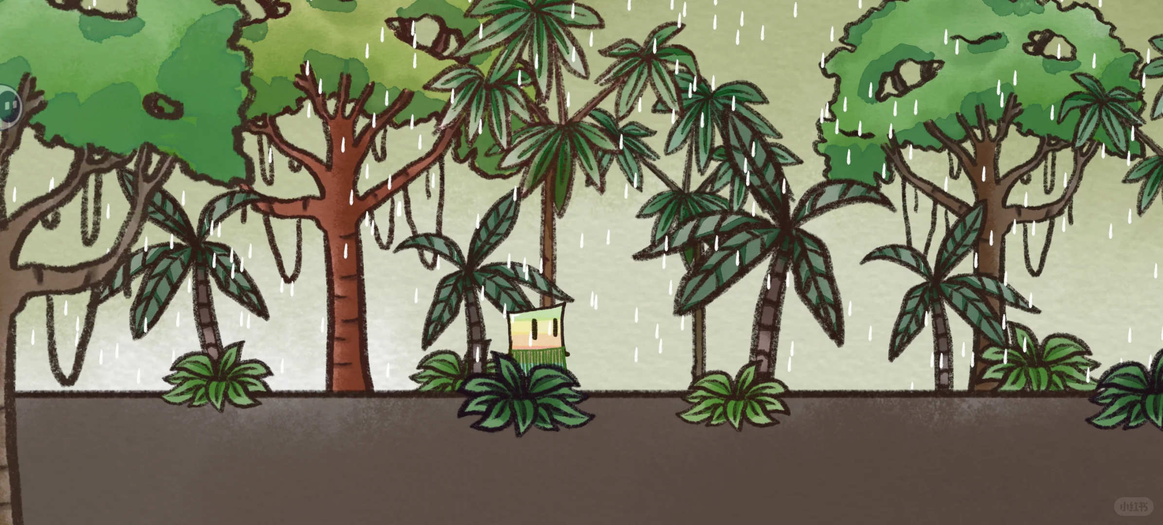 盯了很久的雨天，我终于对你下手了！