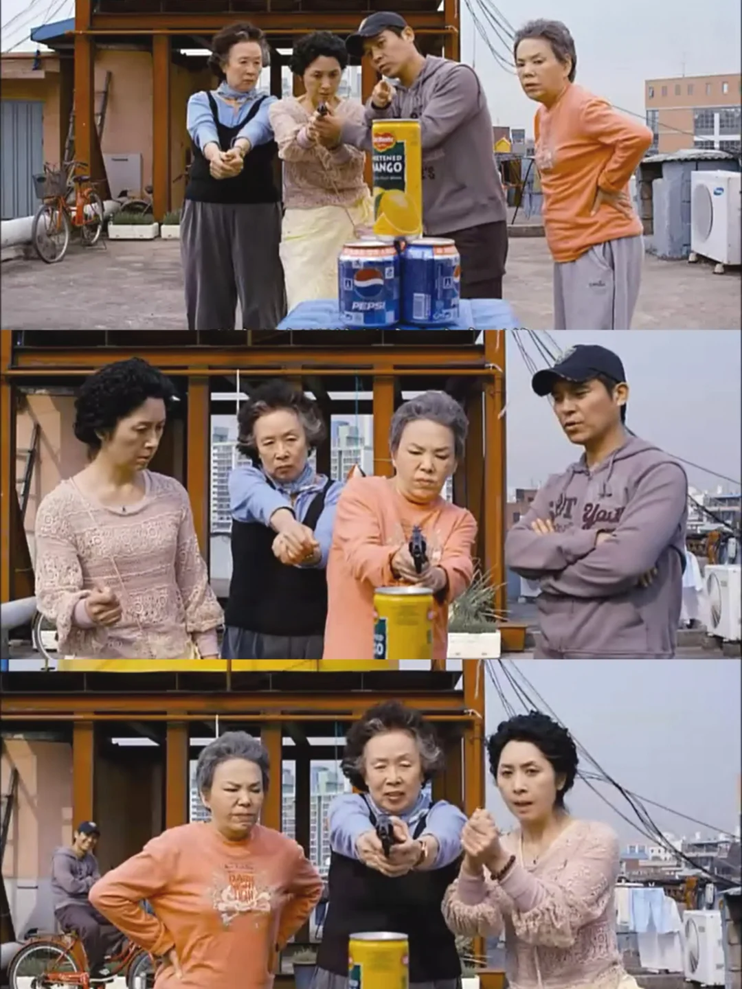 又好笑又好哭的电影！三个奶奶抢🏦！