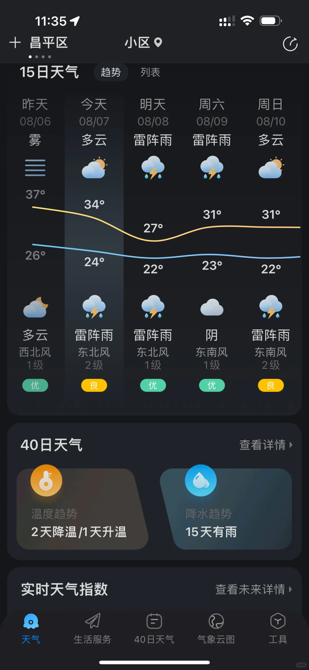 墨迹天气完美替代(iOS 无广告且免费)