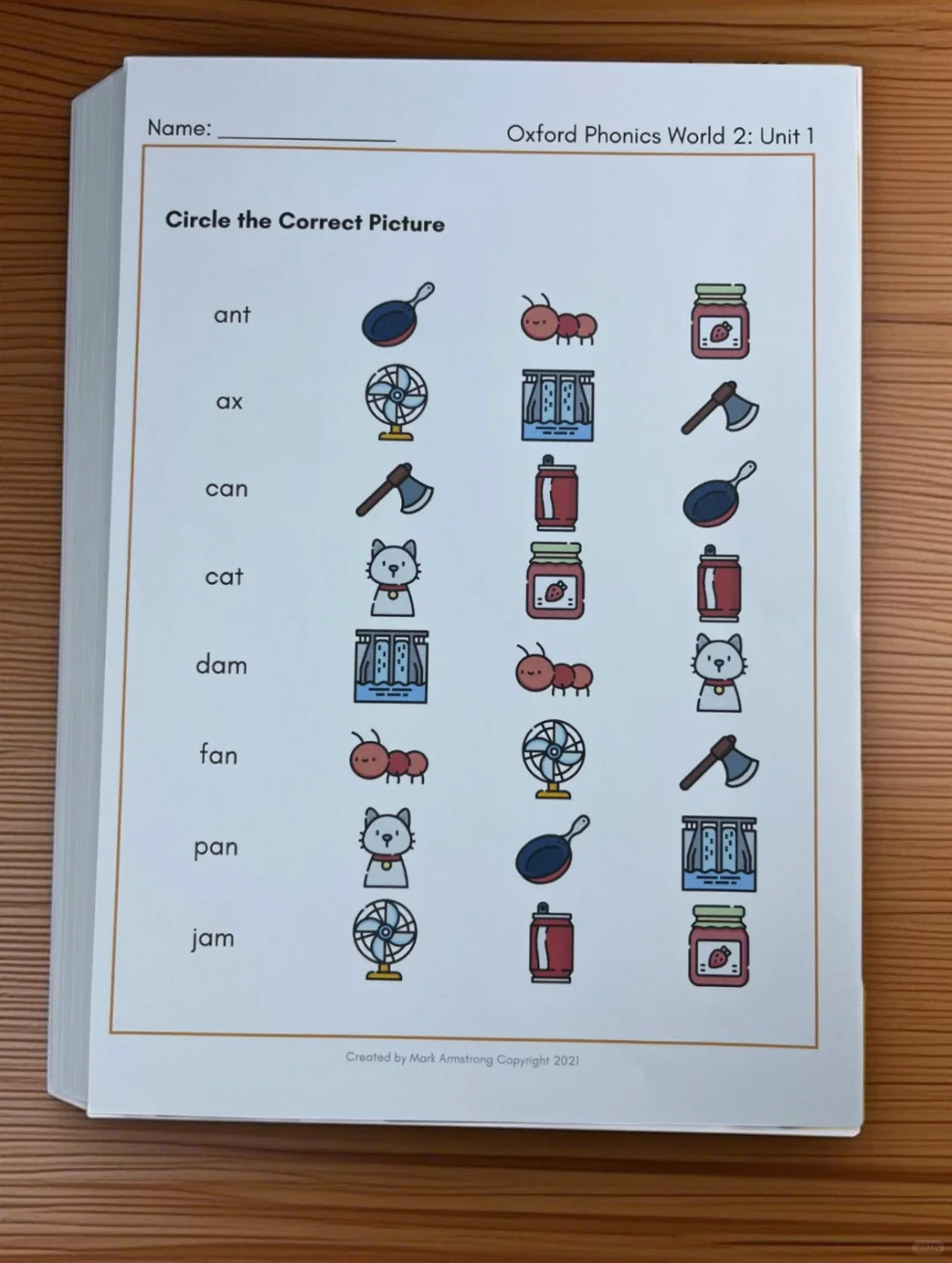 5000页牛津自然拼读游戏作业纸谁还没有？