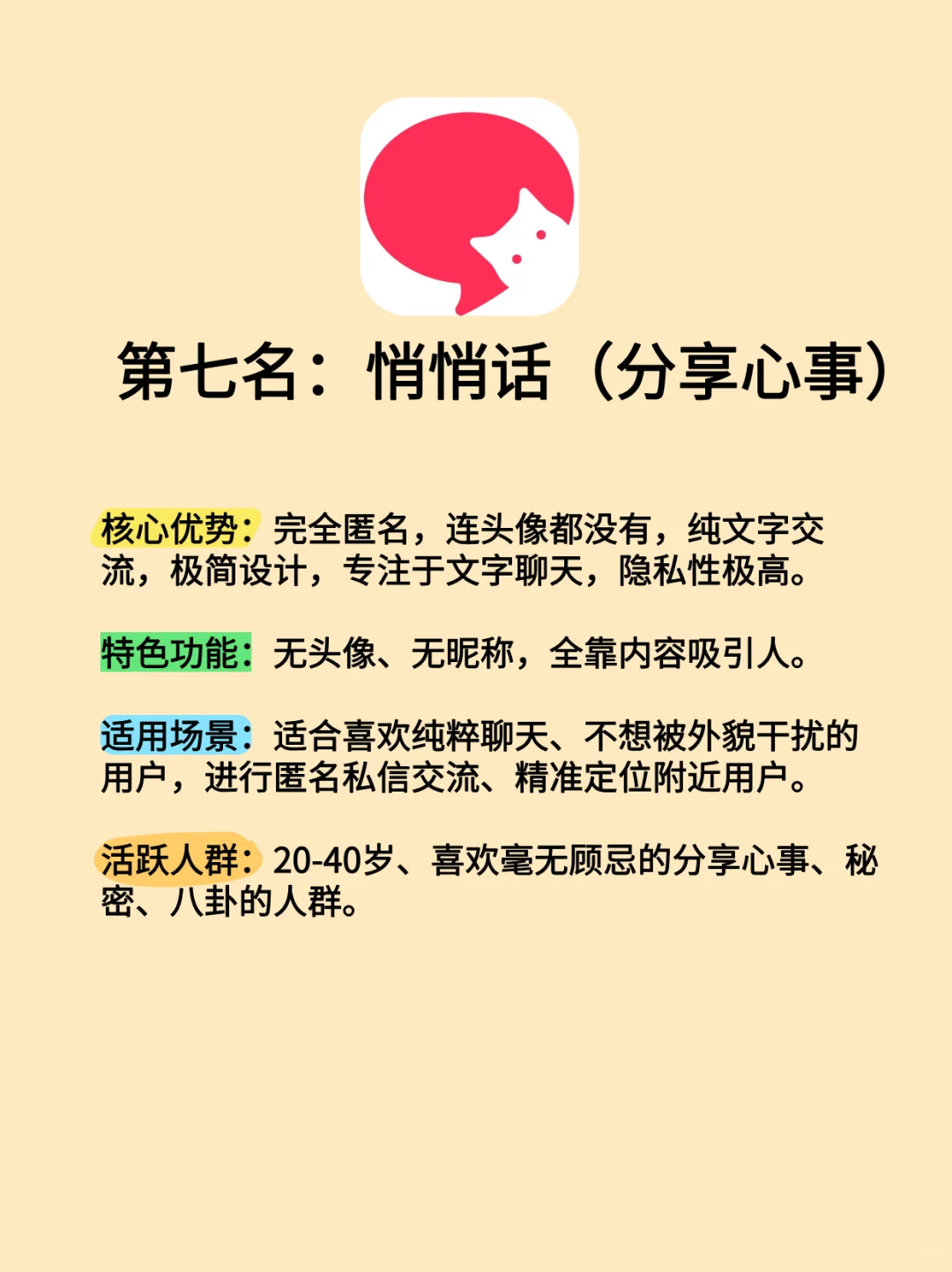 国内匿名聊天软件排行榜Top7