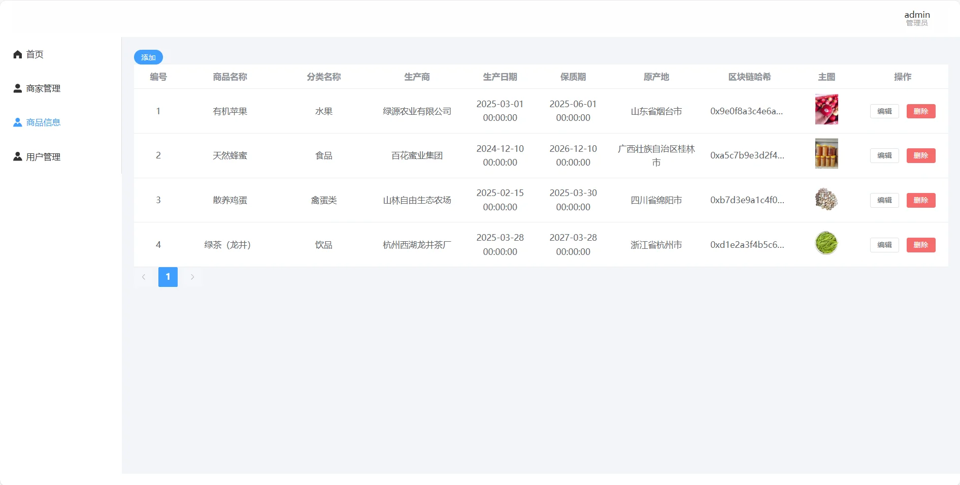 基于区块链的食品溯源系统的设计与实现