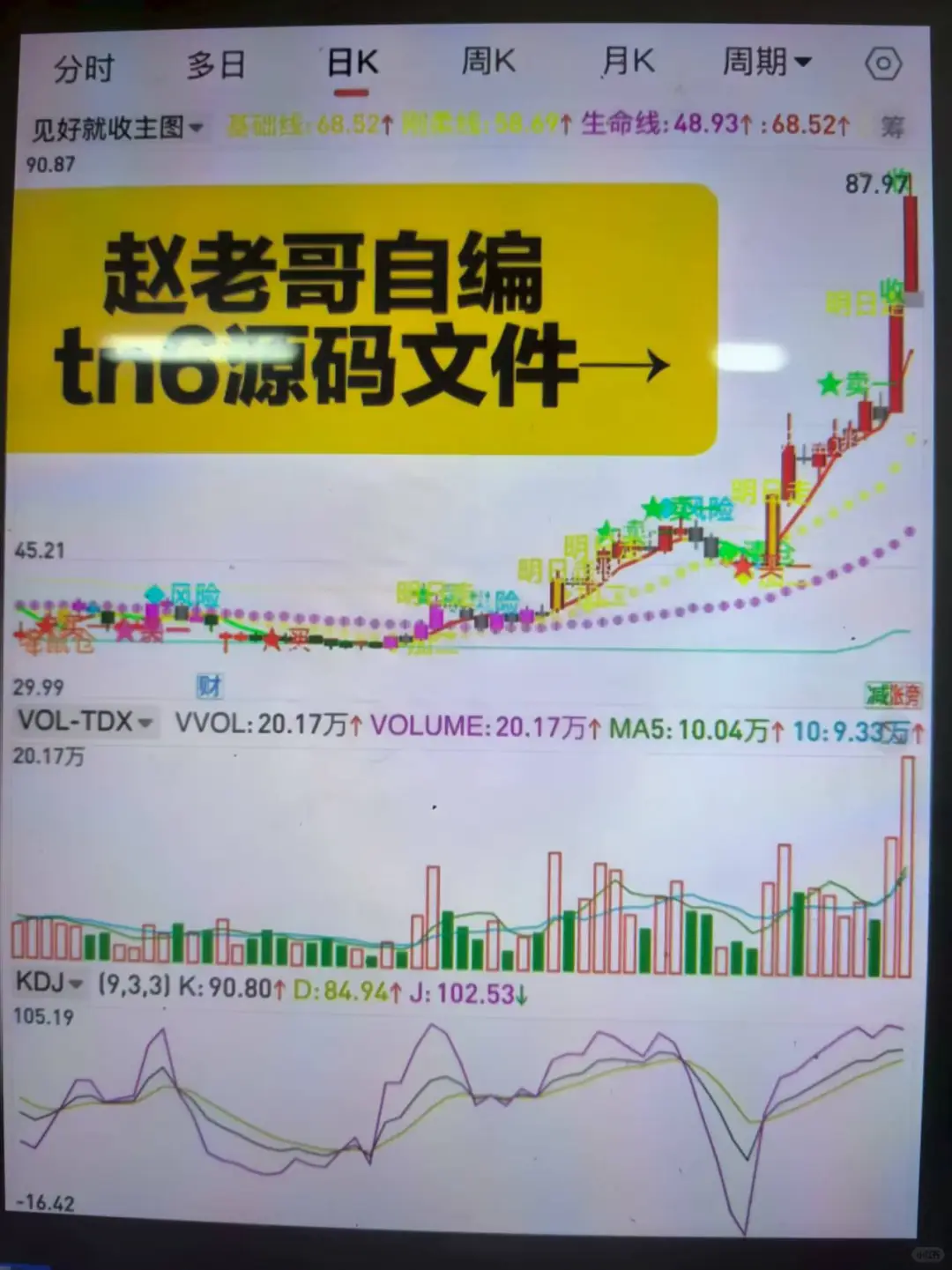 手机版【见好就收】高胜率指标公式源码