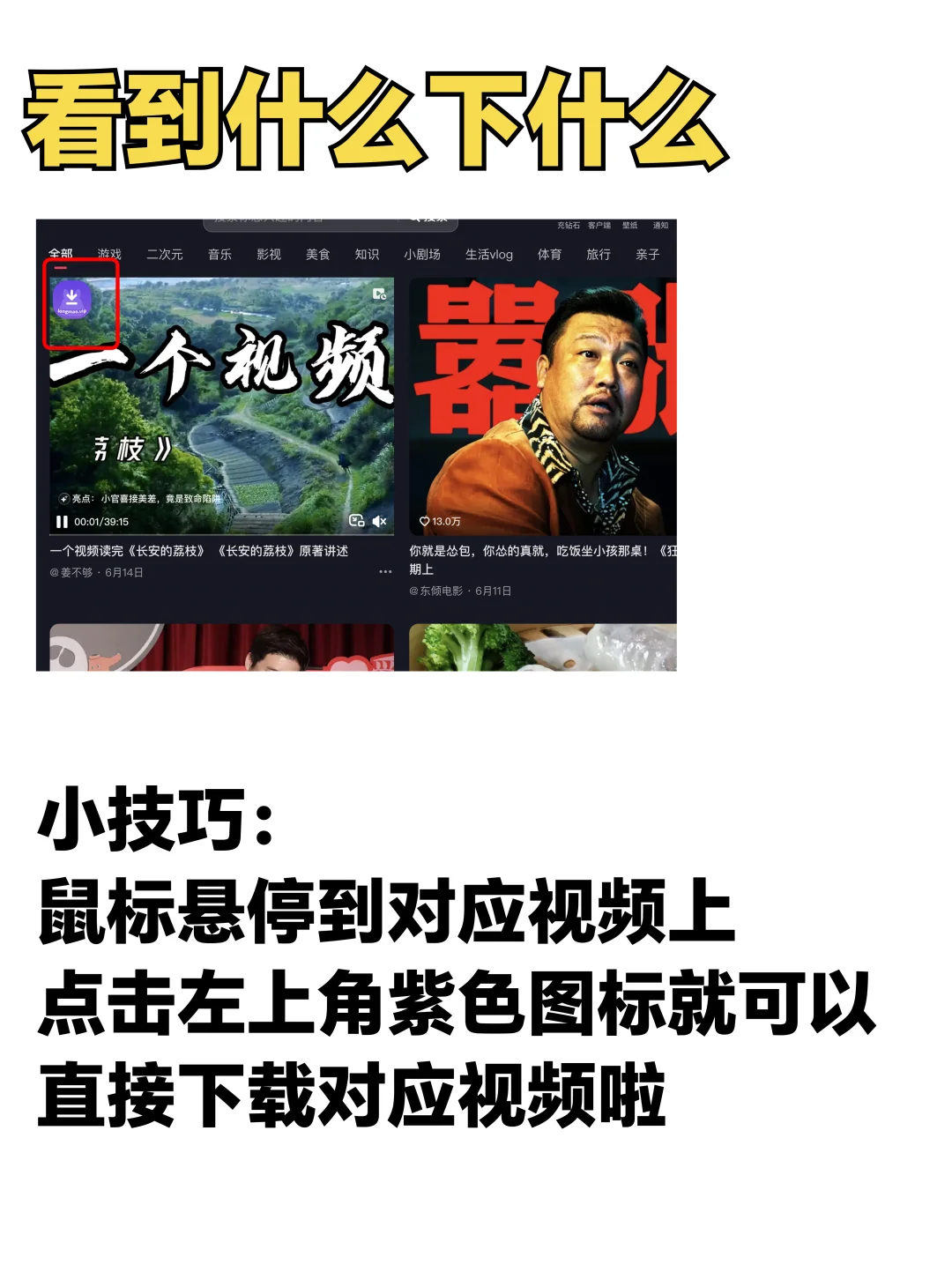 全网视频一键下载无水印无限次