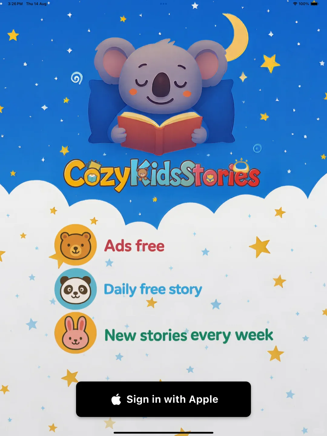 New ios app alert: CozyKidsStories