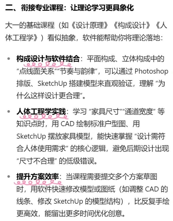 环境设计大一学软件到底有什么用呢？