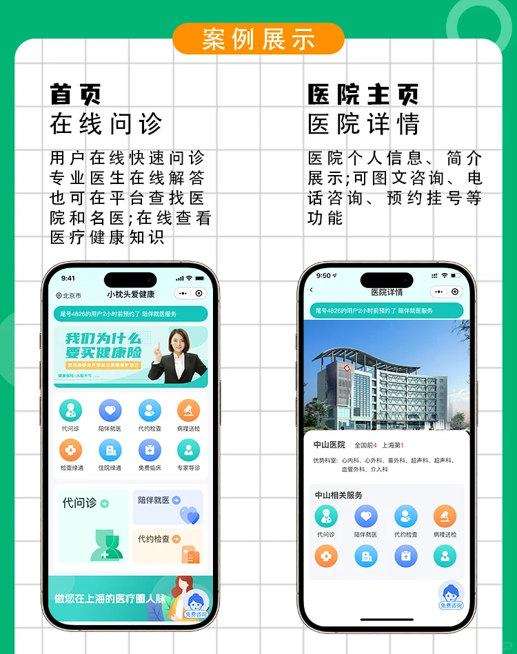 互联网医院软件开发 欢迎大家来找我咨询