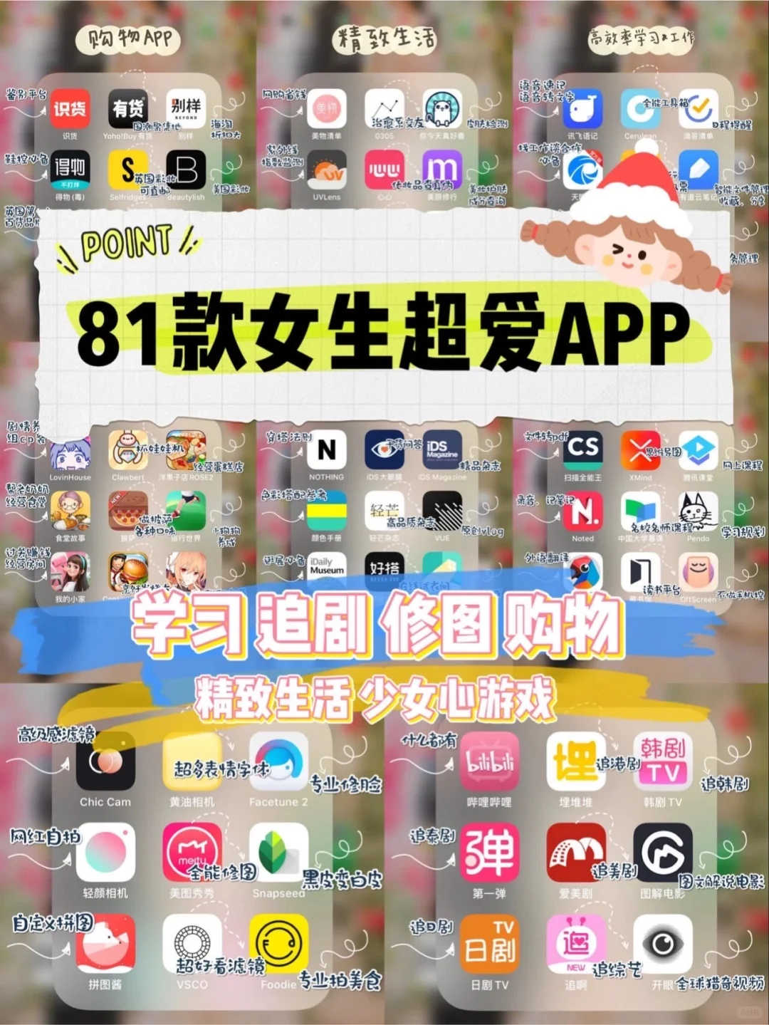 我觉的女生超爱的APP！