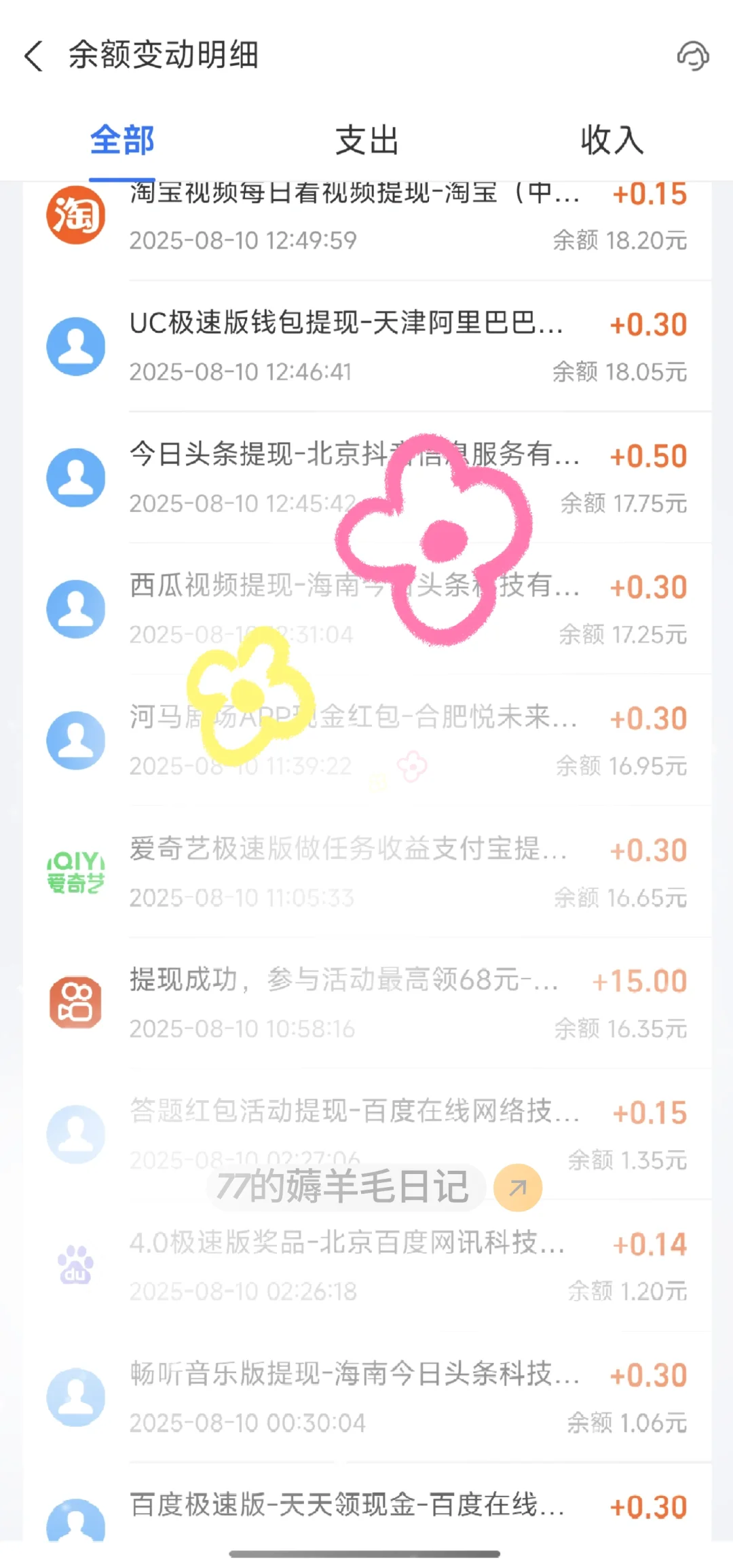 挑战一年薅羊毛5000元:Day186