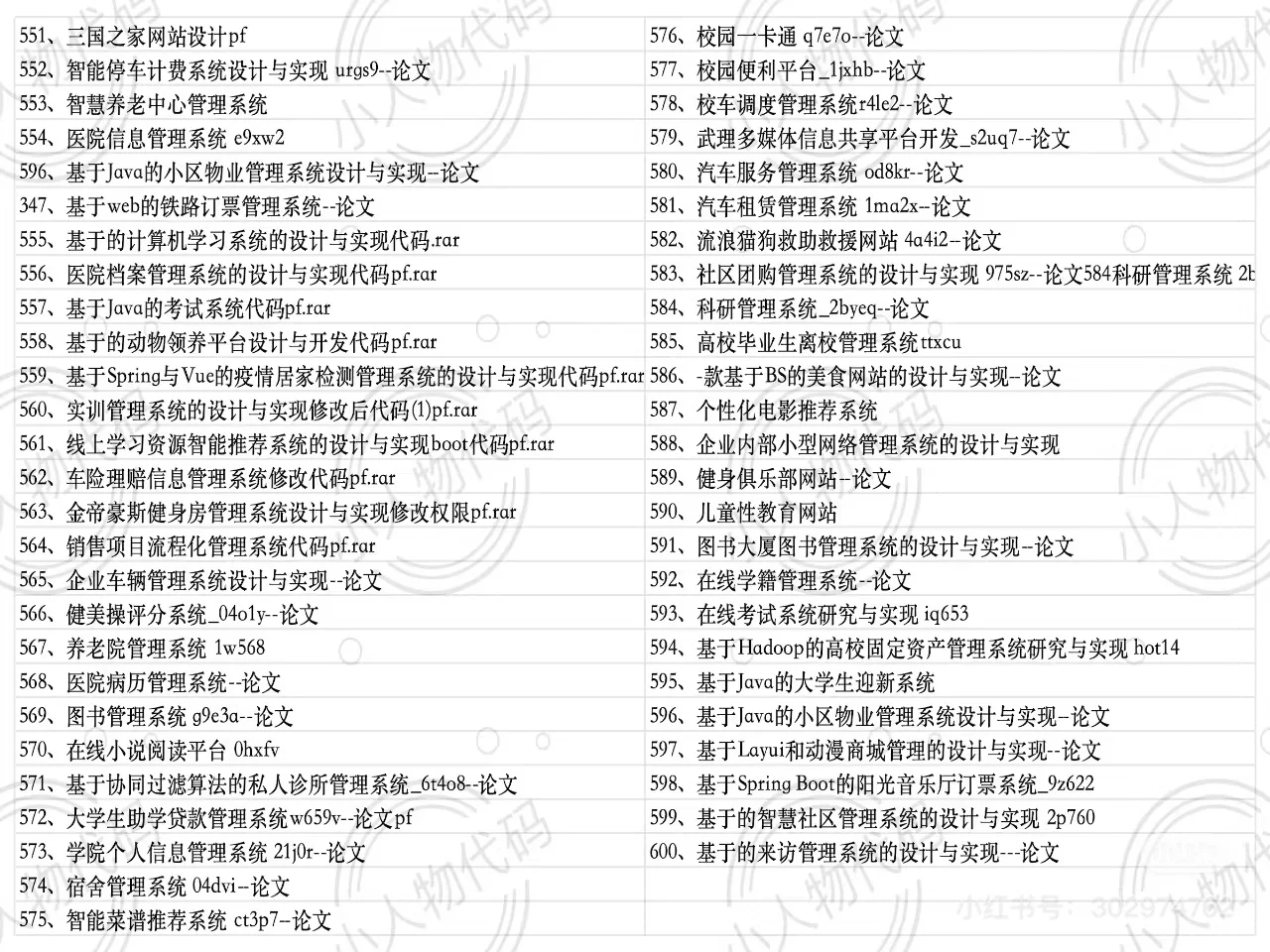 福利-800套springboot项目源码分享