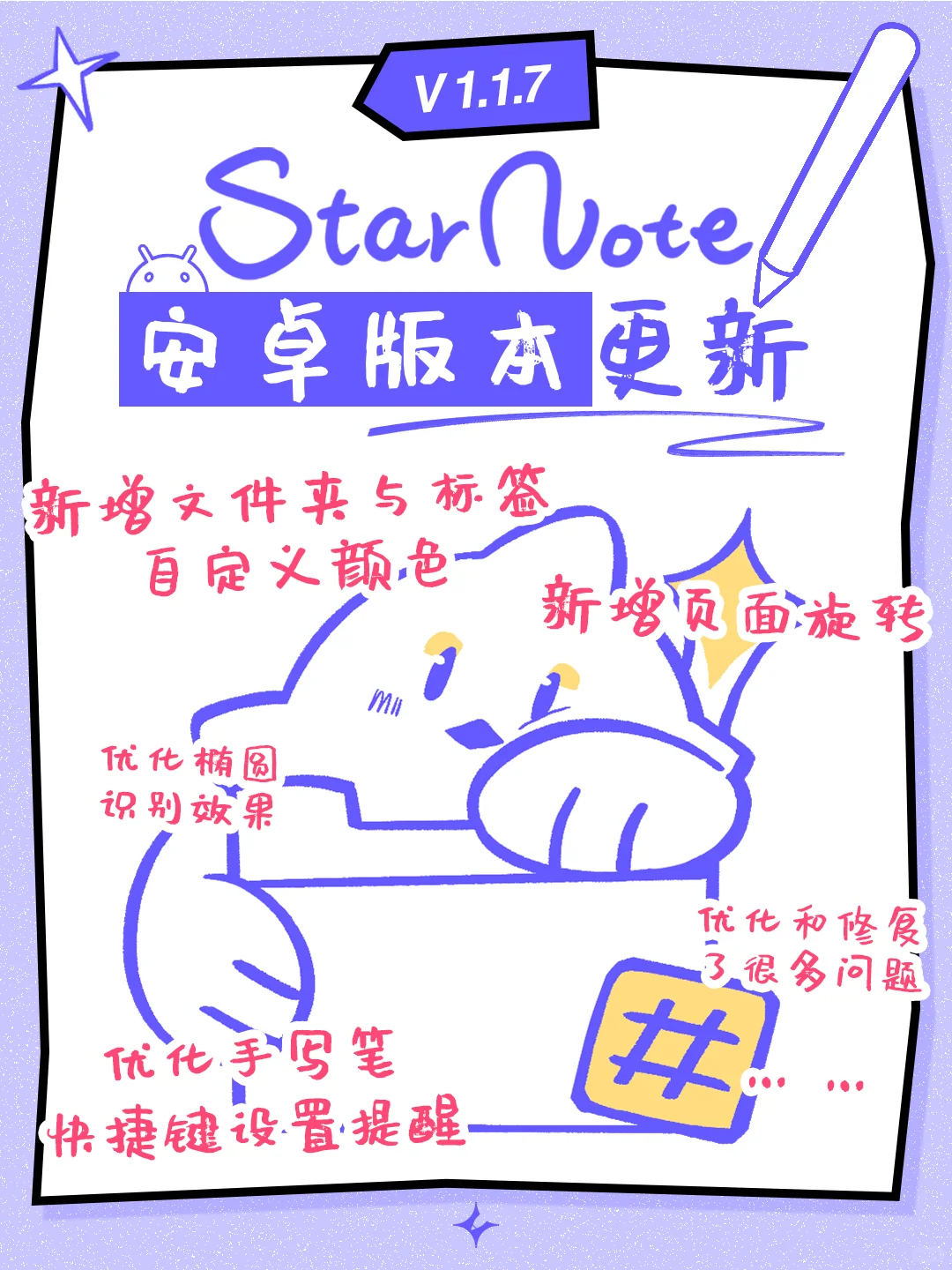 安卓V 1.1.7版本更新！