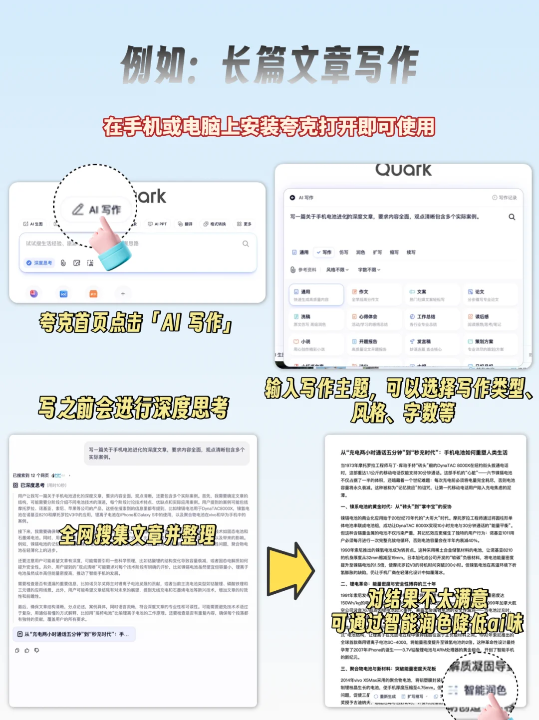夸克不好用？那是因为你不知道这些ai指令！