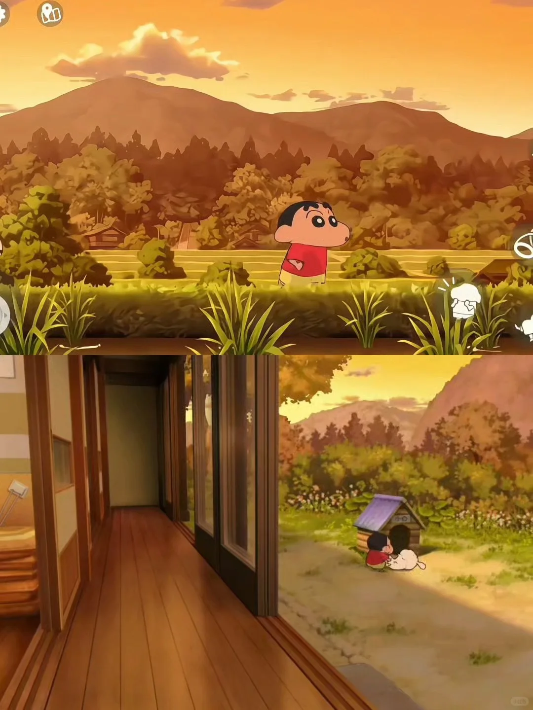 蜡笔小新煤炭镇的小白安卓苹果都能玩！