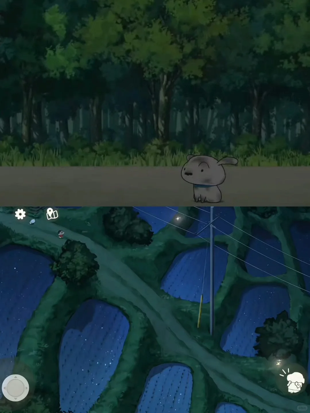 蜡笔小新煤炭镇的小白安卓苹果都能玩！