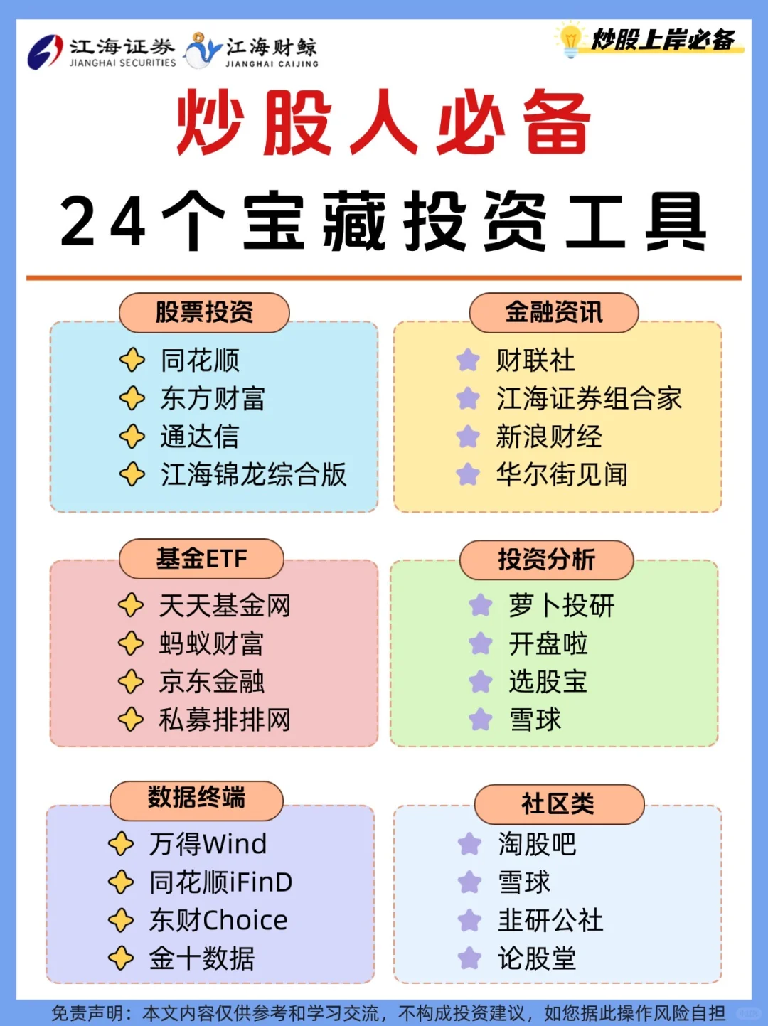 🔥炒股人必备24个金融APP❗️
