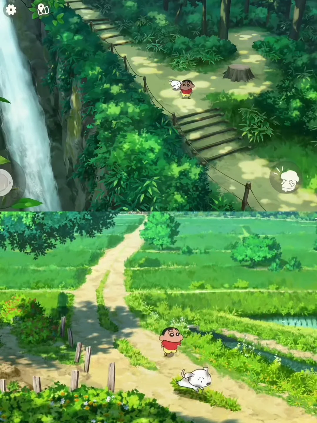 蜡笔小新煤炭镇的小白安卓苹果都能玩！