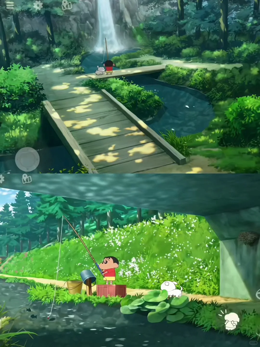 蜡笔小新煤炭镇的小白安卓苹果都能玩！