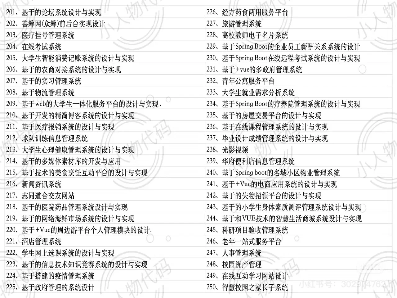福利-800套springboot项目源码分享