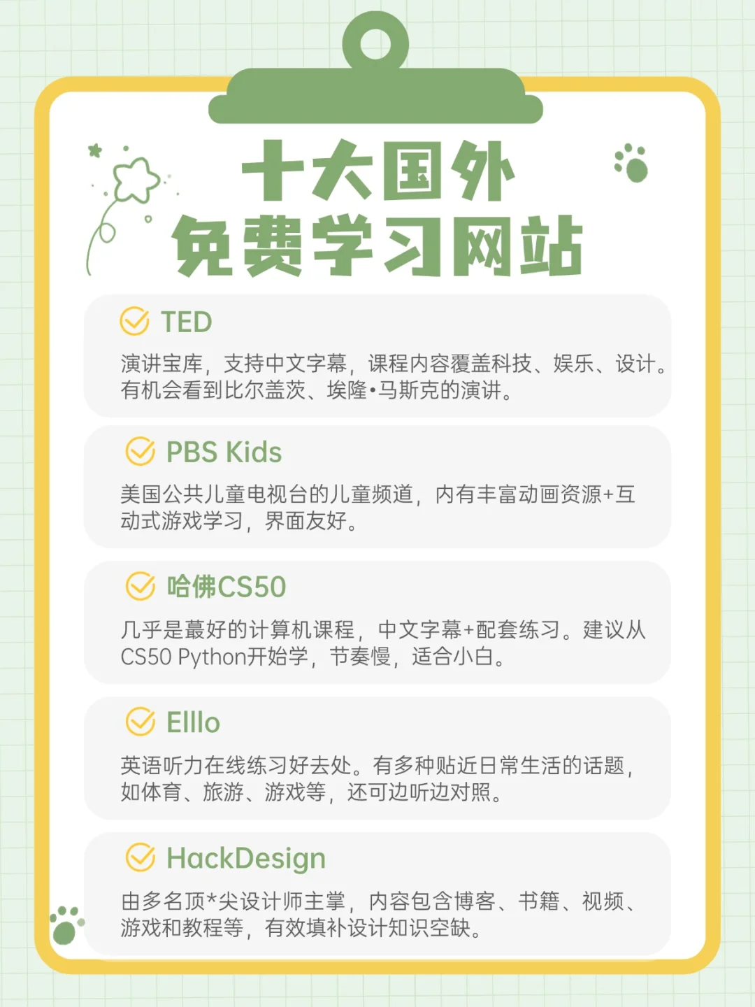 码住！十大国外免费学习网站/APP盘点