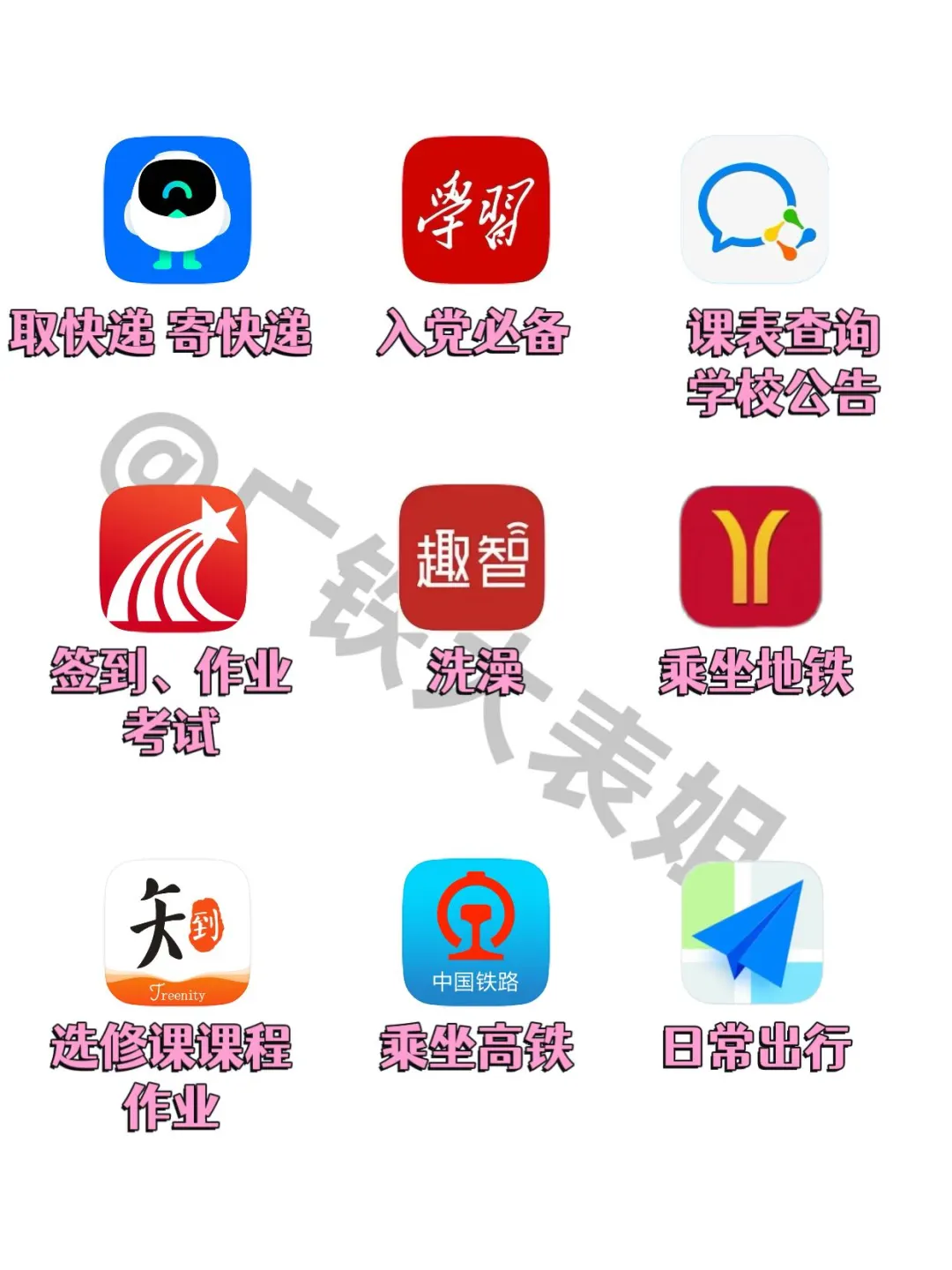 📱广铁学子看过来！手机必备 APP 大揭秘