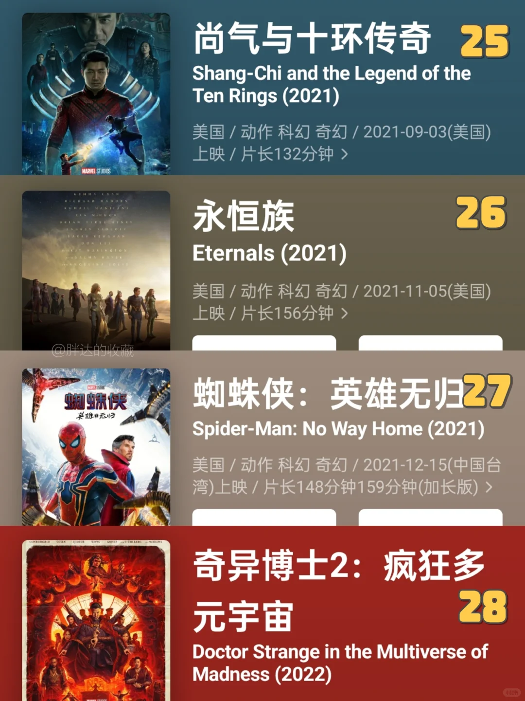 【漫威】超详细💥漫威电影观影指南‼️