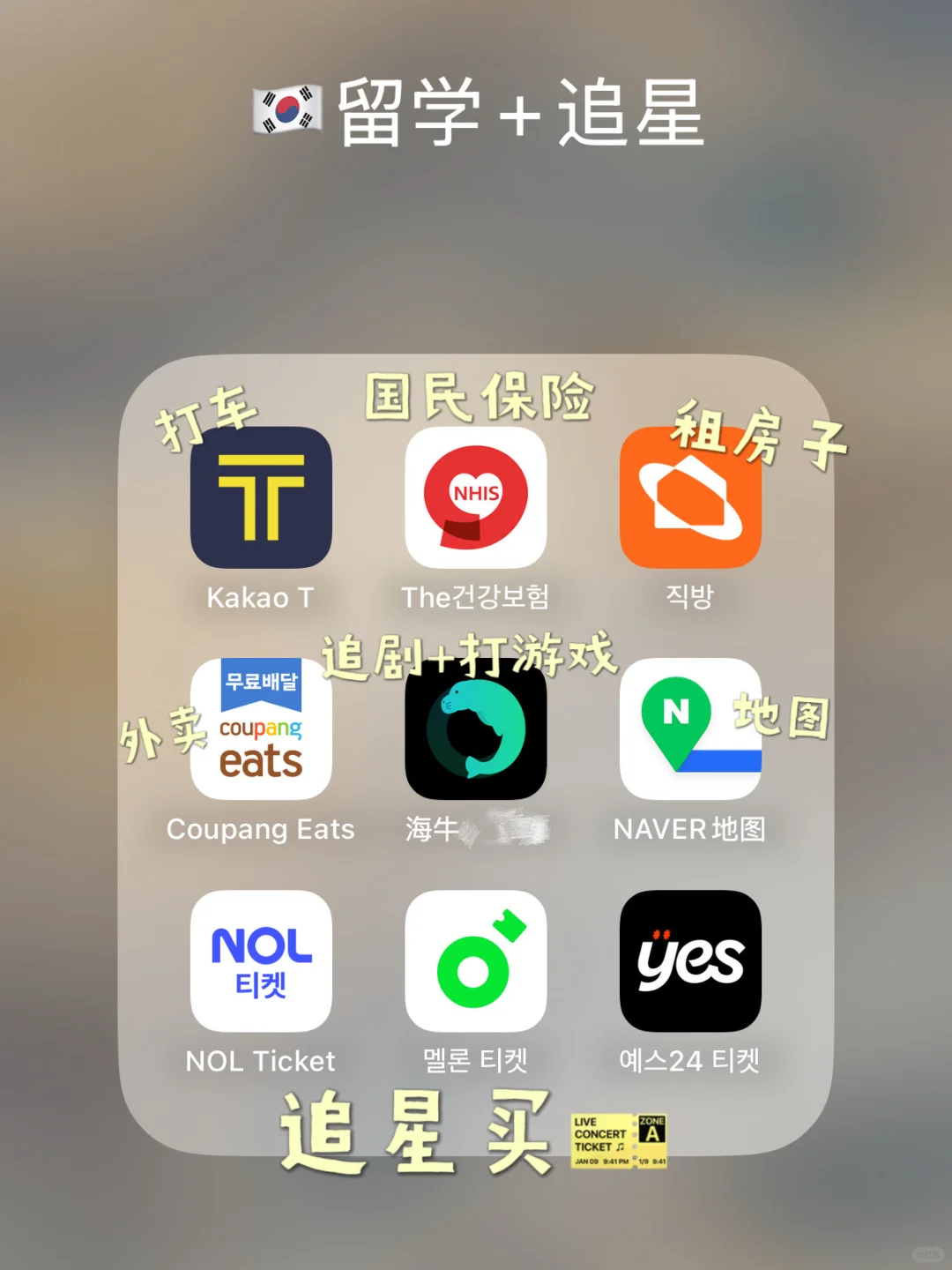 🇰🇷留学生🧑‍🎓追星女✨这些app提前备好❗️