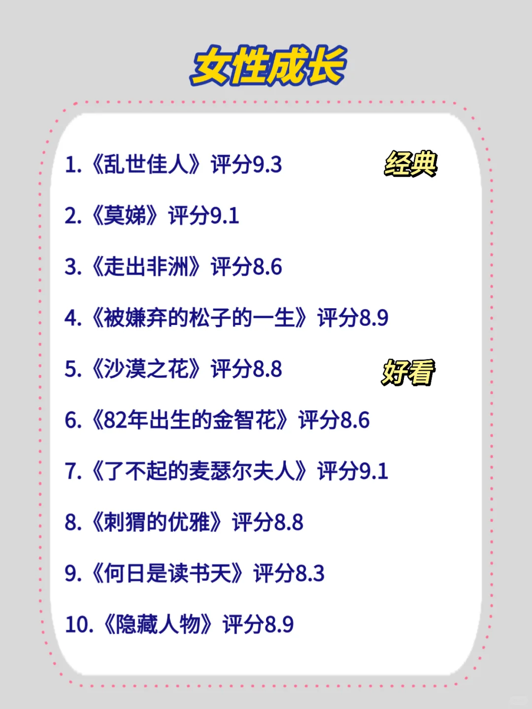 不想看书时就看这60部好电影❗️❗️