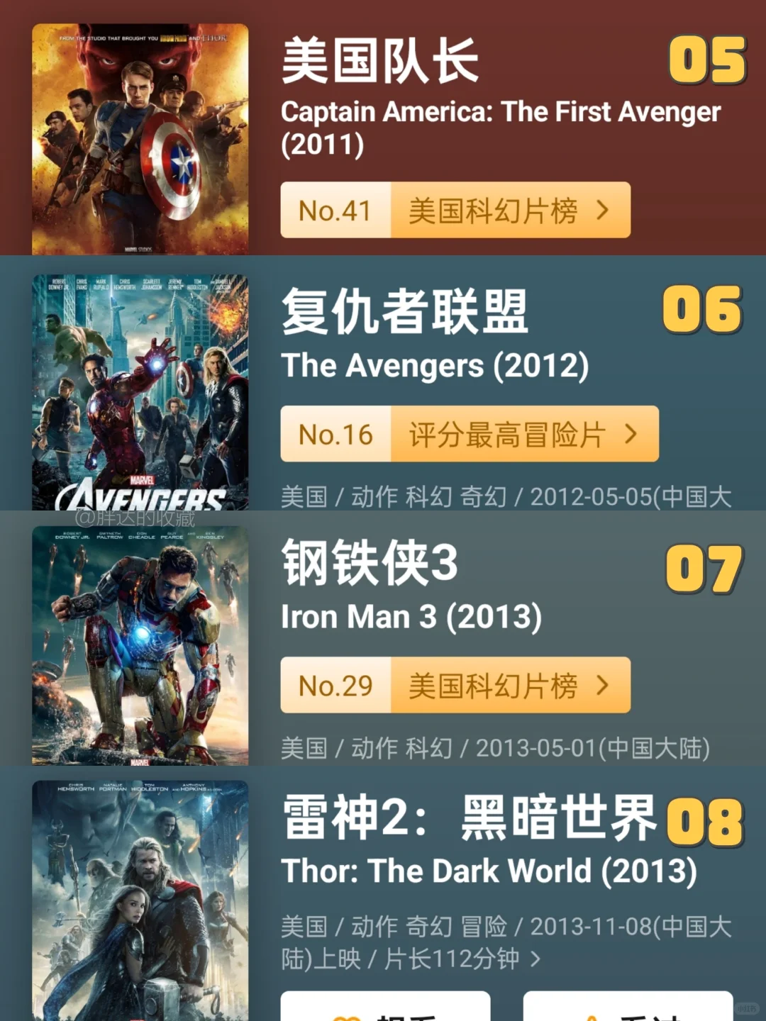 【漫威】超详细💥漫威电影观影指南‼️