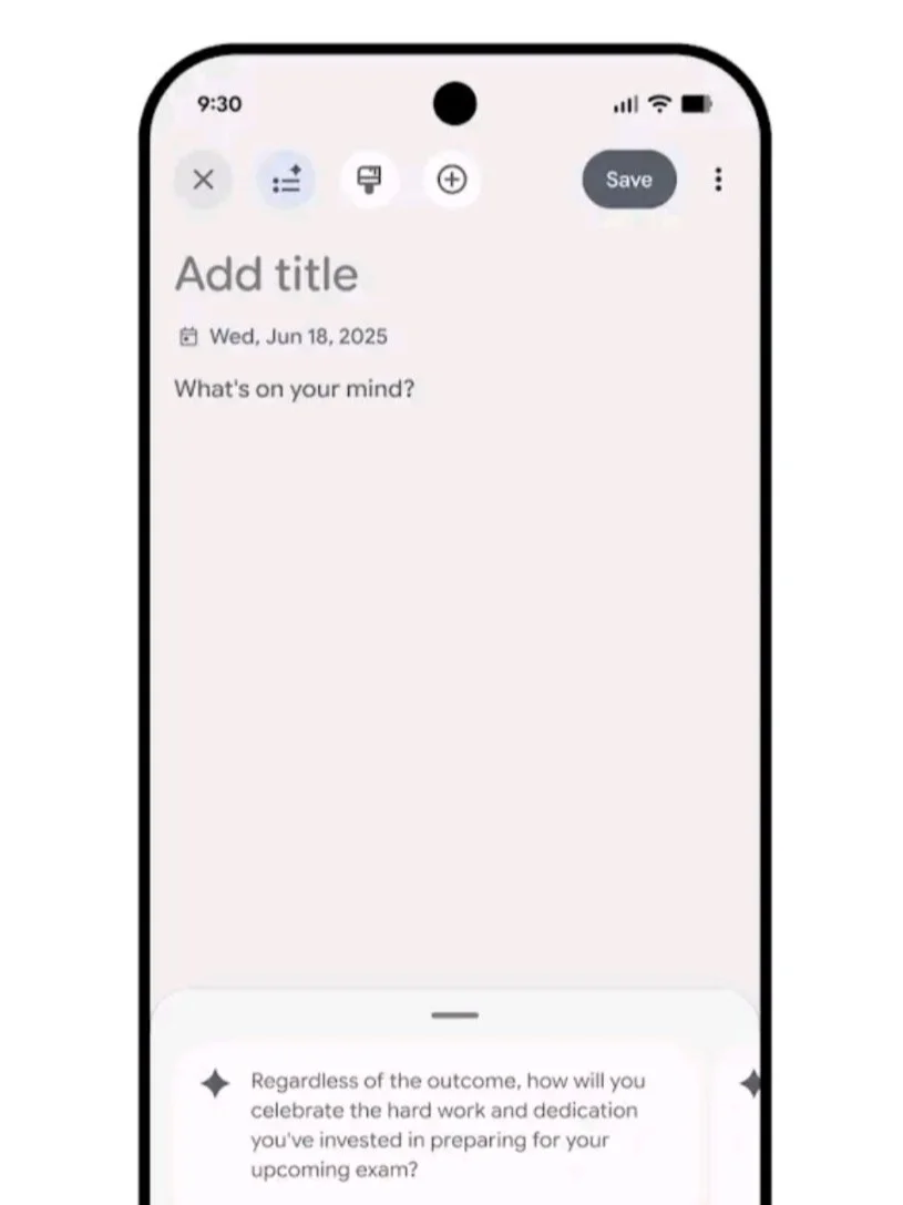 ❗️谷歌刚刚竟然发布了安卓最好的日记 App