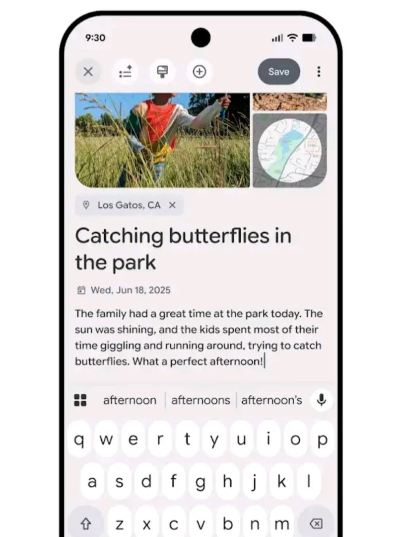 ❗️谷歌刚刚竟然发布了安卓最好的日记 App