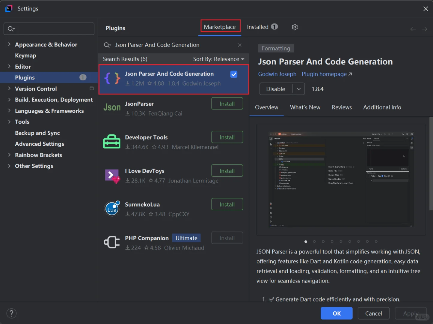 IDEA神级插件推荐1：Json解析器