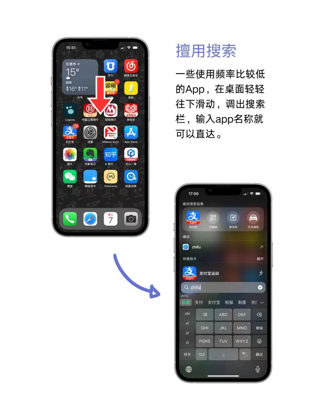 最人性化的iPhone桌面布局，首页干净多了！