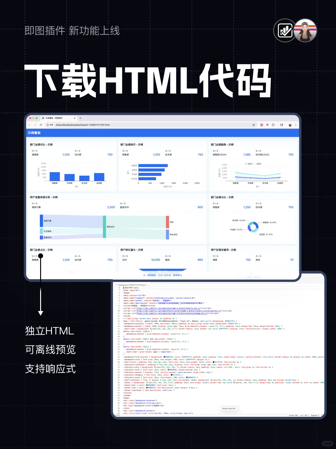 即图插件可以一键导出看板和HTML啦