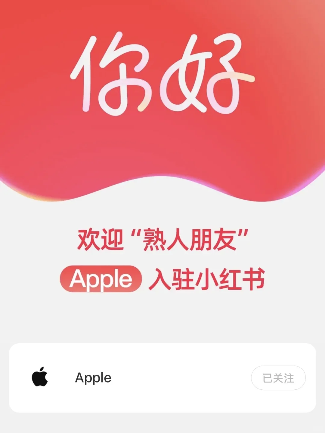 号外！Apple 真的来小红书安家啦✨