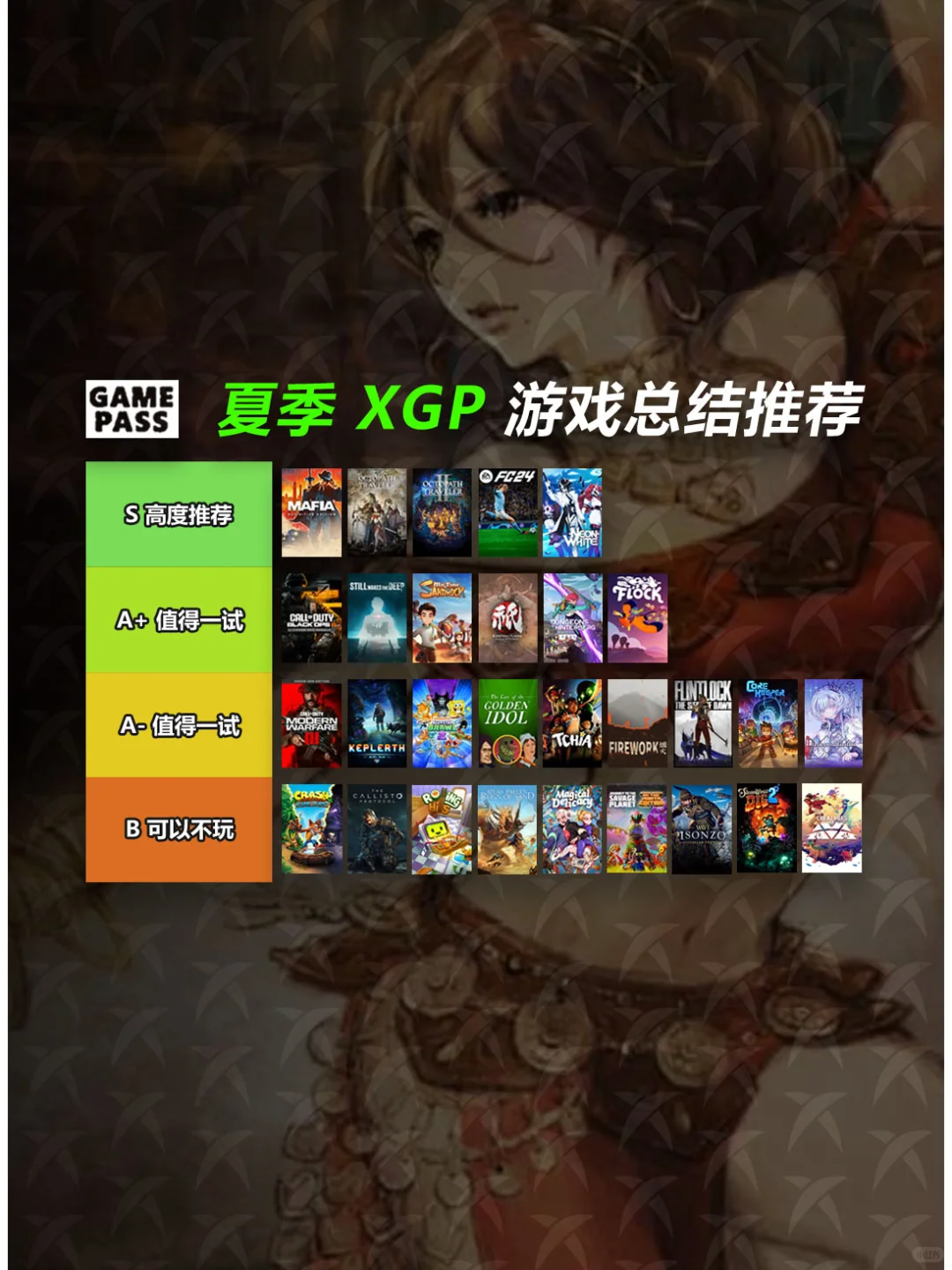 六七八月全收录‼️夏季XGP新增游戏推荐