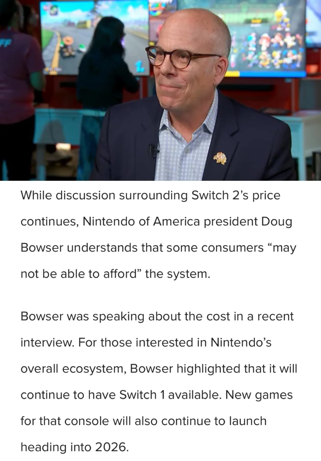 任天堂确认继续支持Switch！2026仍有新游戏！