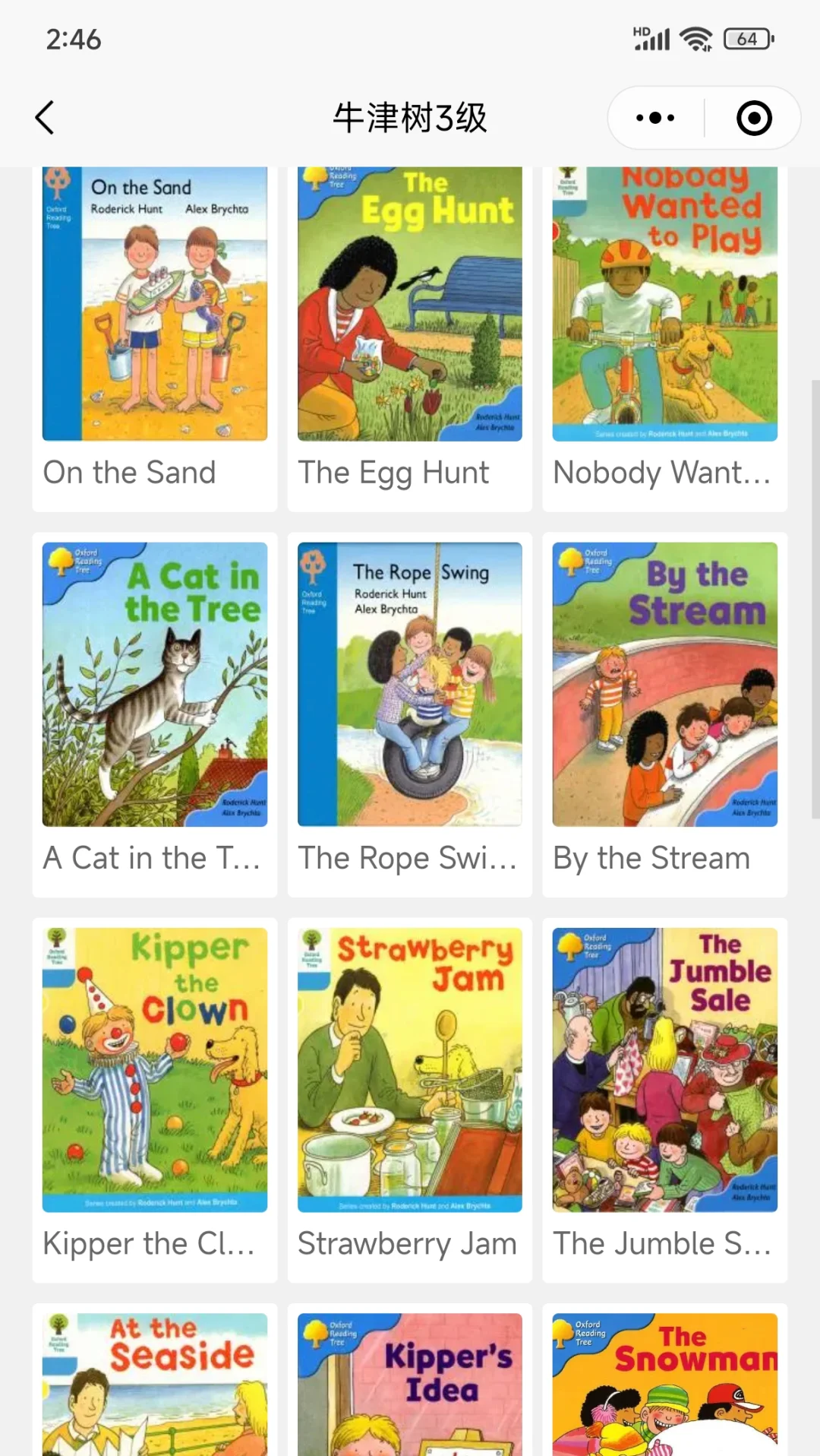 终于找到了这款免💰刷牛津树绘本的app～