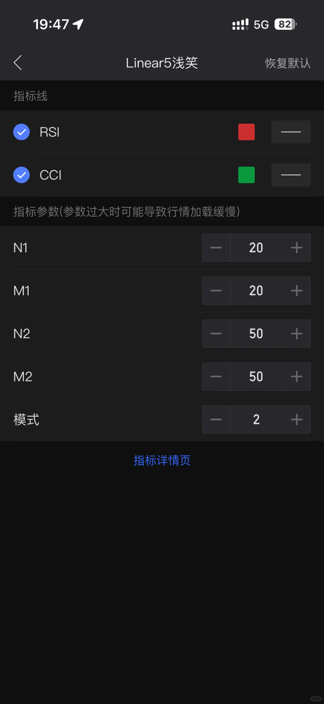 Linear5信号指标源码