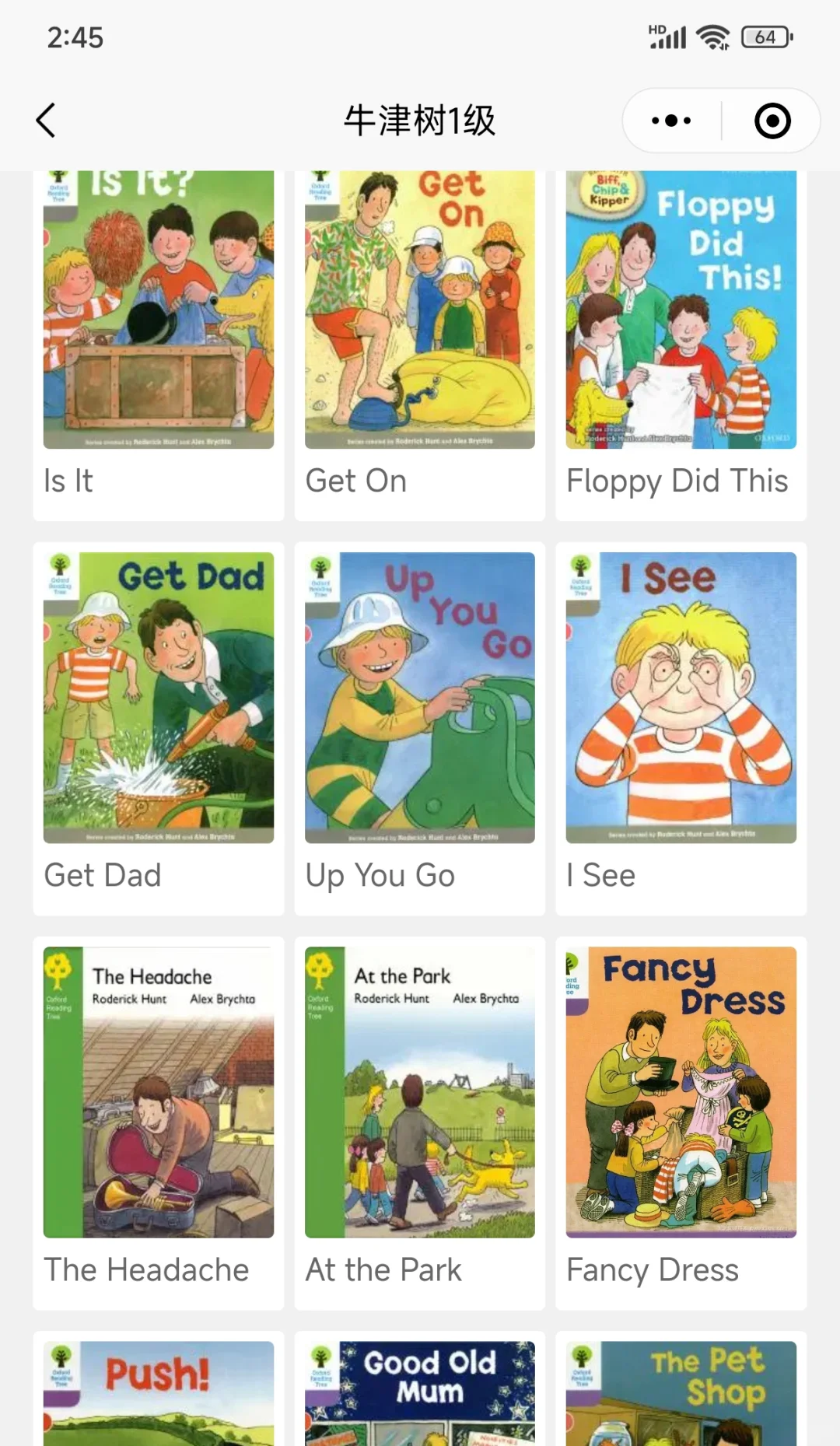 终于找到了这款免💰刷牛津树绘本的app～