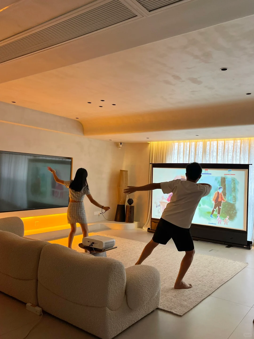 大屏幕和舞力全开简直就是绝配Live🎉