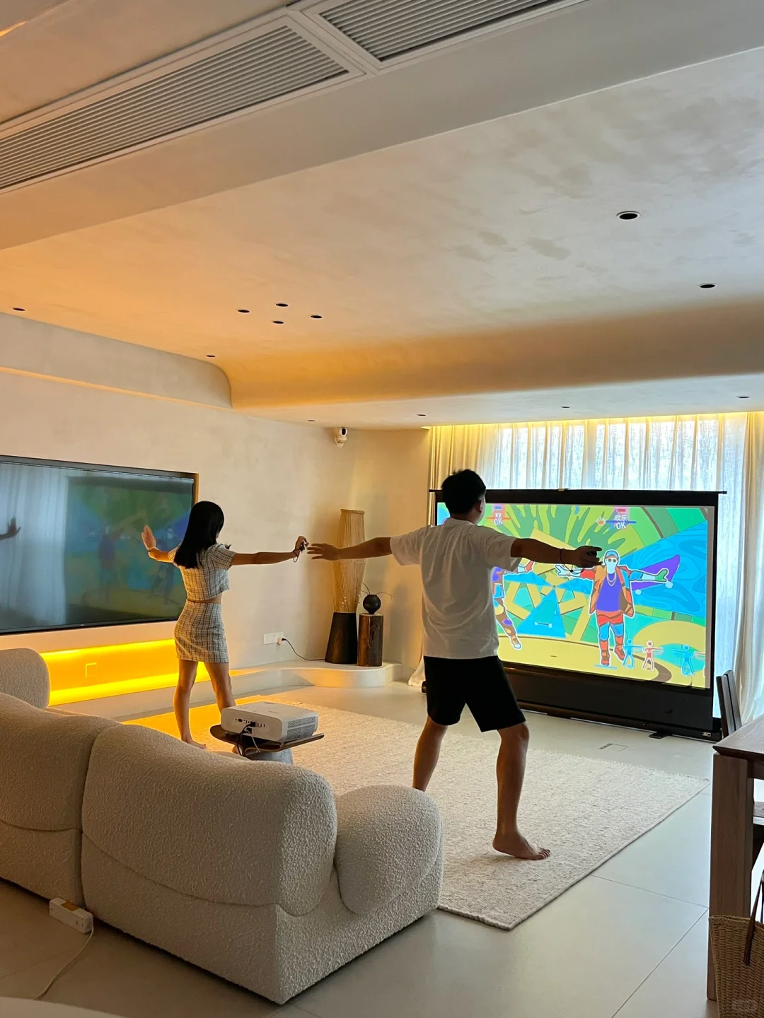 大屏幕和舞力全开简直就是绝配Live🎉