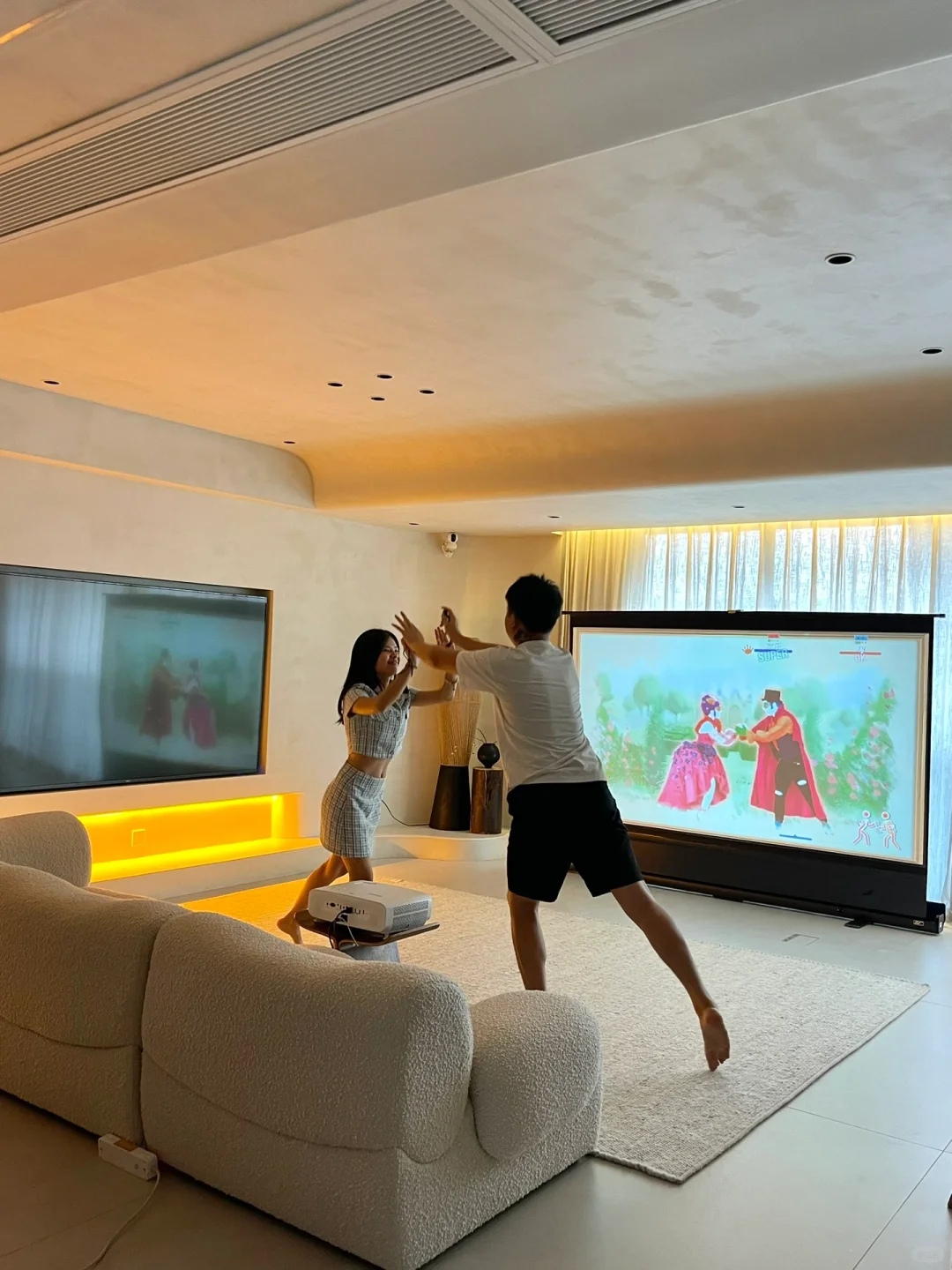 大屏幕和舞力全开简直就是绝配Live🎉