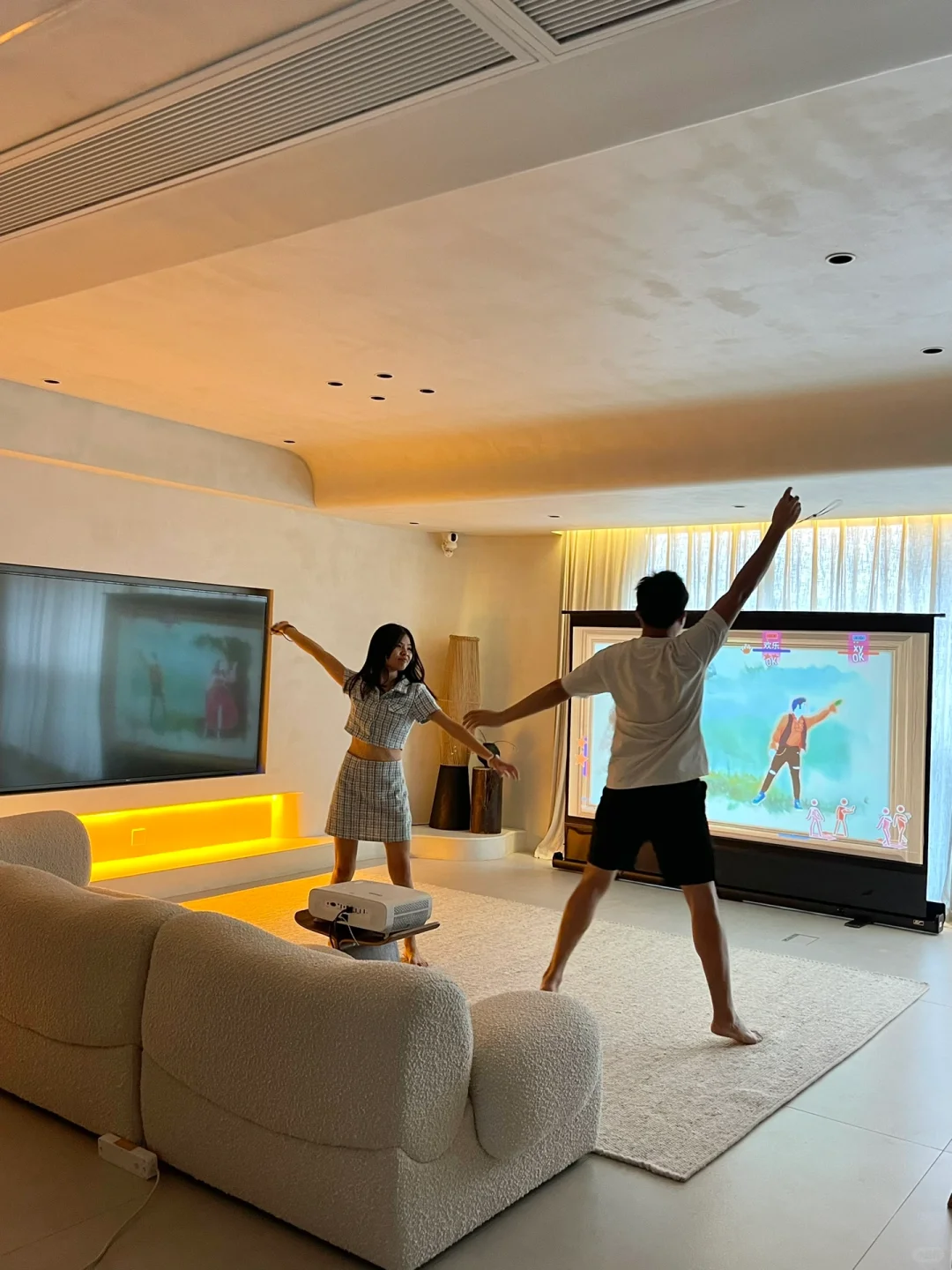 大屏幕和舞力全开简直就是绝配Live🎉